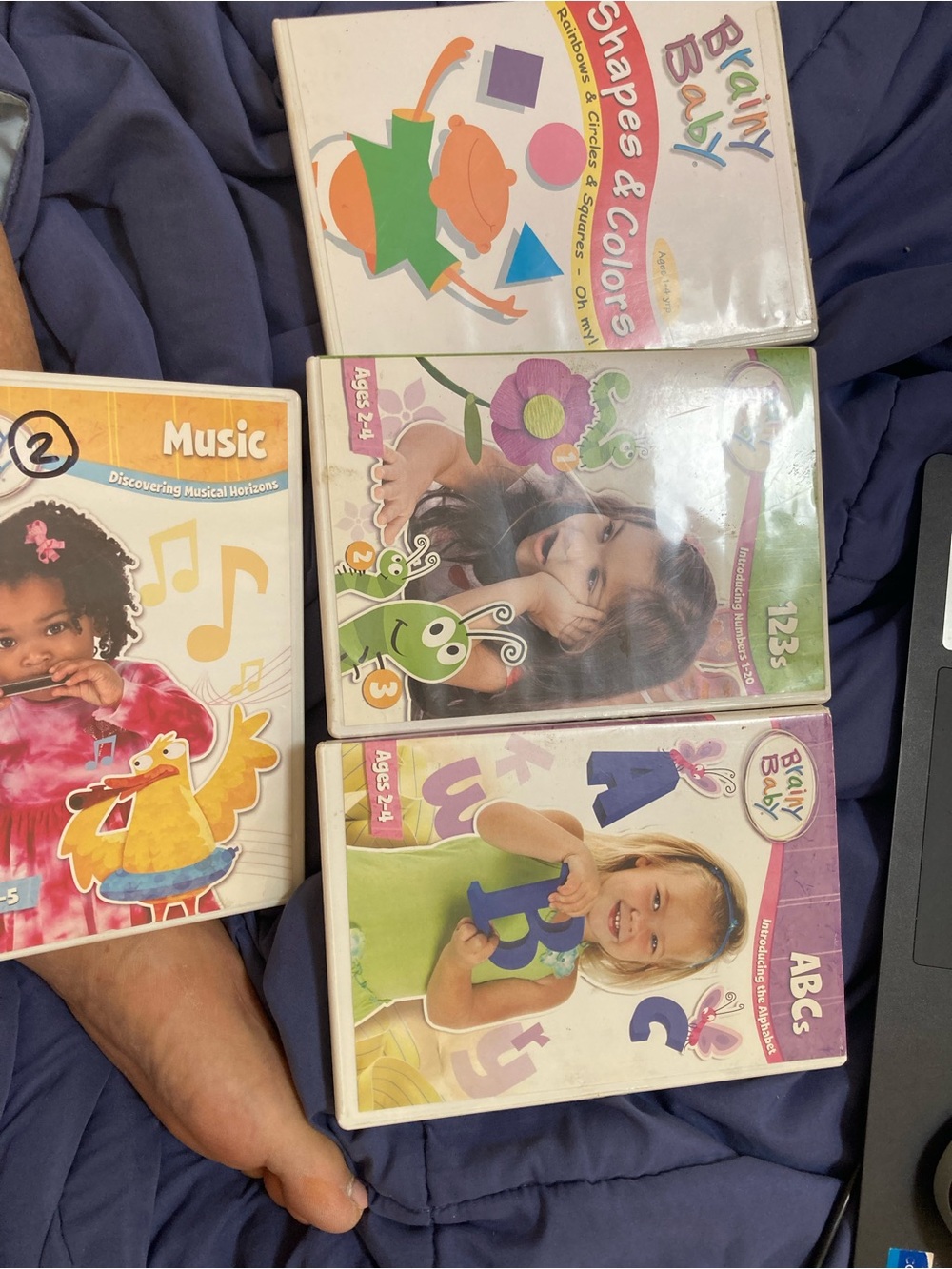 3 - Brainy Baby Early Learning DVD ABC’s 123’s, shapes /color + copy music free